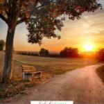 A Pinterest pin with a picture of the sun setting over a country road. Designed for this post about God's amazing and extraordinary love.