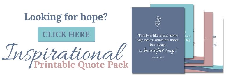 An opportunity to receive a free inspirational quote pack when subscribing to Selah Home.