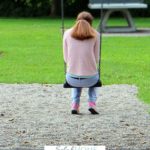 A Pinterest pin with a picture of a girl on a swing. Designed for this post on recovering from a mom fail.