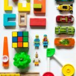 A picture of kids toys for this post of screen free car activities.